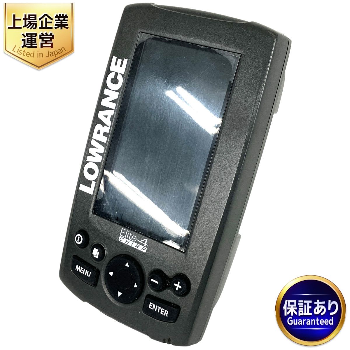 LOWRANCE Elite-4 CHIRP 魚群探知機 振動子付 釣り具 中古 Y9066590 - メルカリ