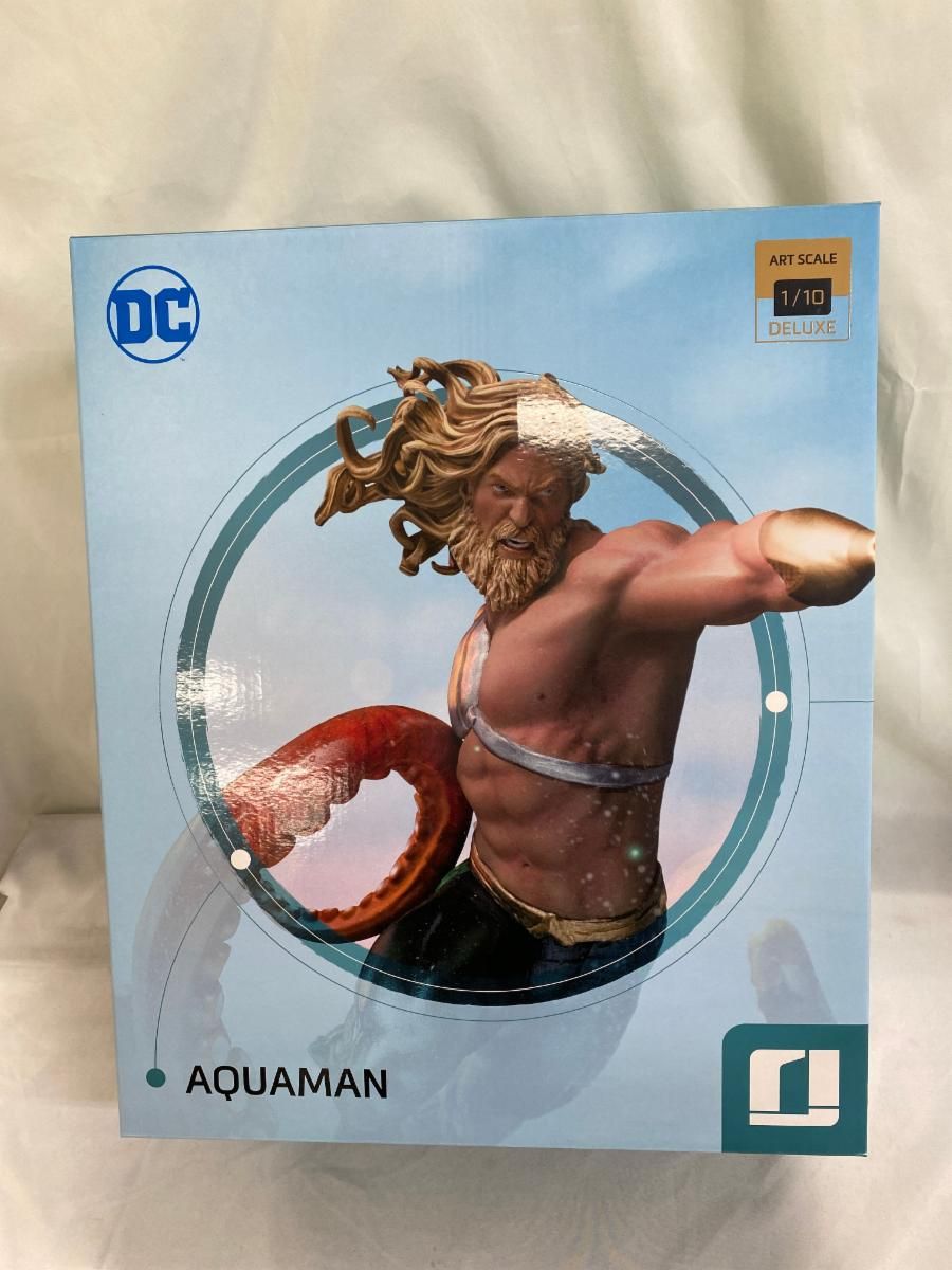 デラックス・アートスケール 1/10 アクアマン 1/10 DC アイアン・スタジオ スタチュー デラックス・アート