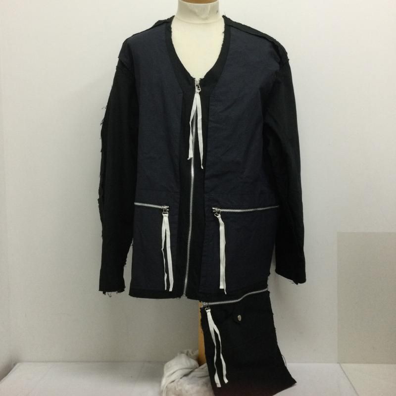 FACETASM ファセッタズム ジャケット 上着 ジャンパー ブルゾン FACETASM 22SS LAYERD LINER JKT ジャケット 4 コットン BLK MIMI-JK-M04