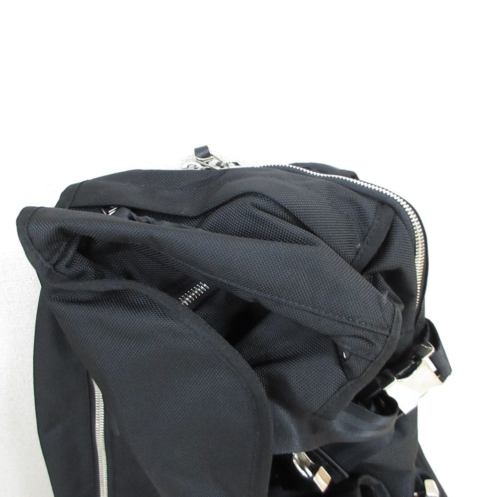 希少】 ロリンザ バッグ ダブルストラップ バックパック ブラック 良品