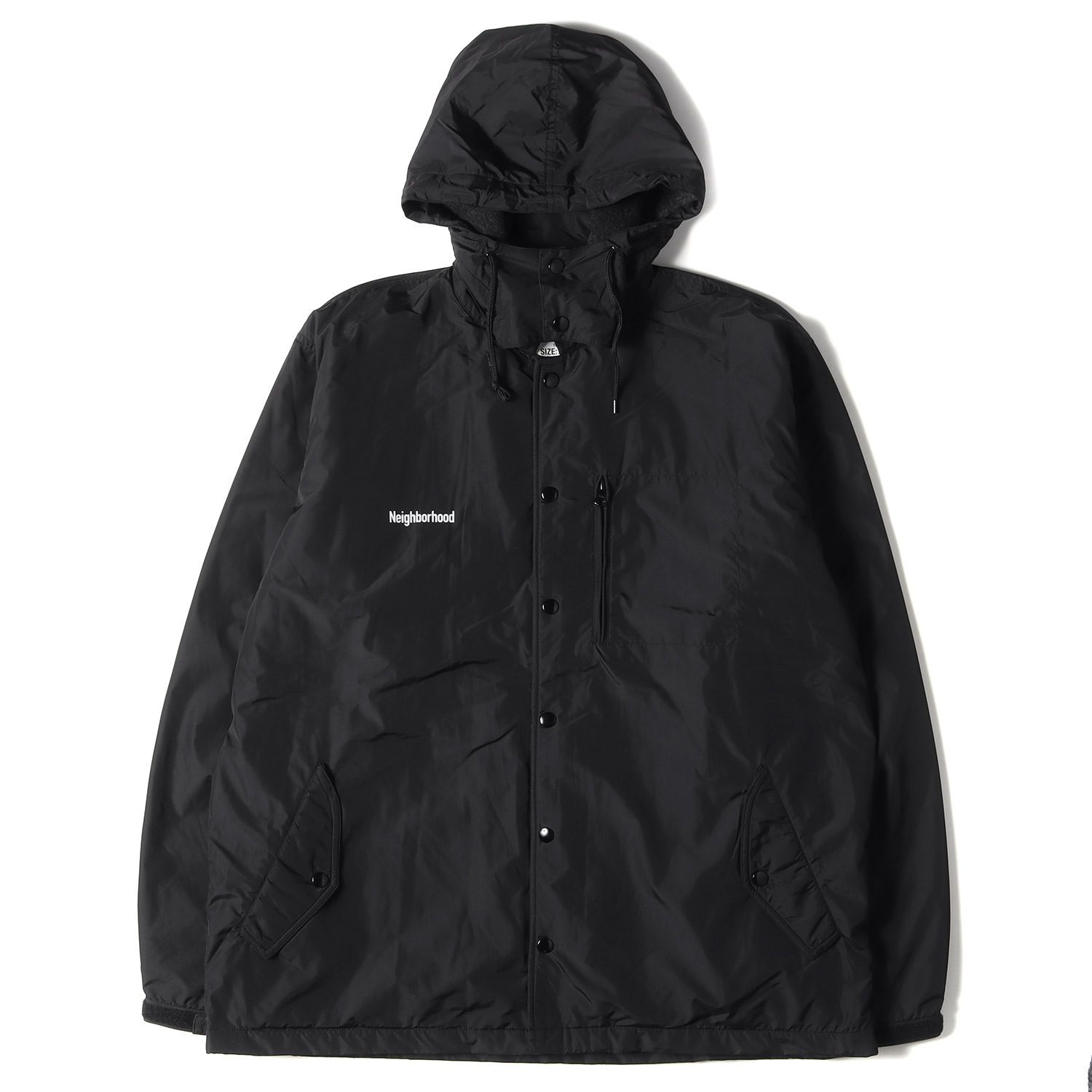 美品 NEIGHBORHOOD ネイバーフッド ジャケット 裏地フリース フード 