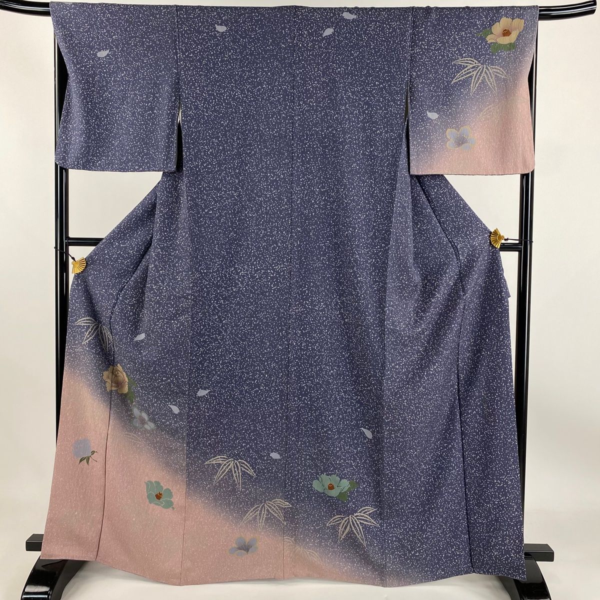 美品■山口小夜子やまと■振袖7点セット帯新品帯締め紫正絹フルセット成人式OH34 美品□山口小夜子やまと□振袖7点セット帯新品帯締め紫正絹フルセット