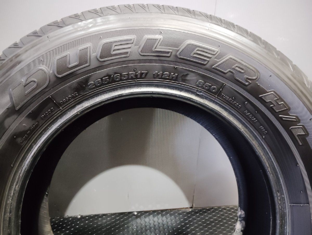 BS BRIDGESTONE DUELER H/L 850 265/65R17 17インチ 夏タイヤ 4本 19年  