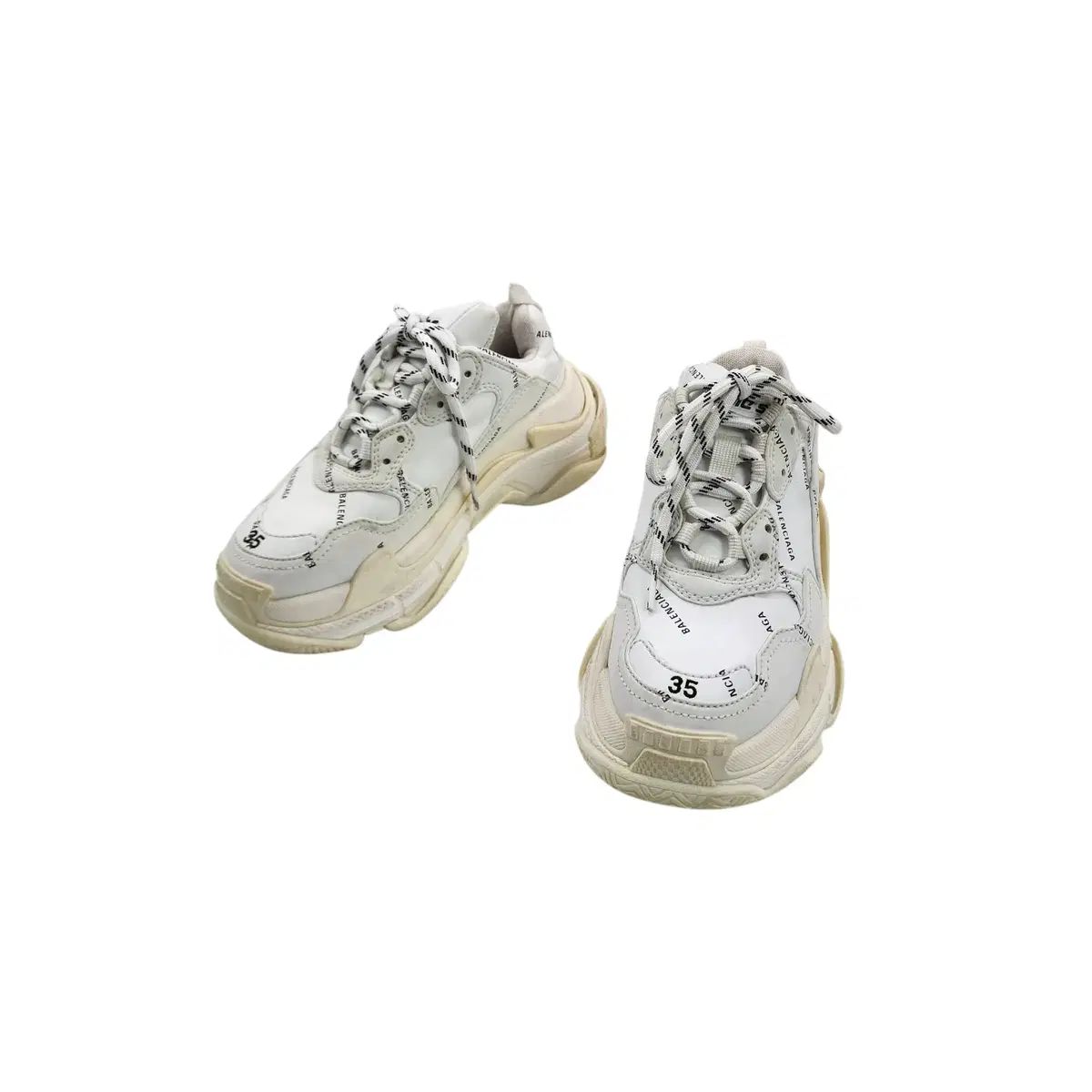 EUR_35 Balenciaga BALENCIAGA(バレンシアガ) トリプル S マルチロゴ