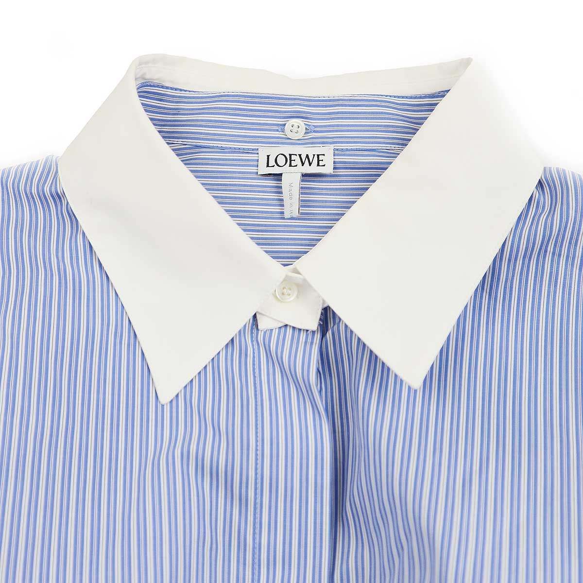 LOEWE ロエベ 23AW ストライプ デコンストラクテッド シャツ