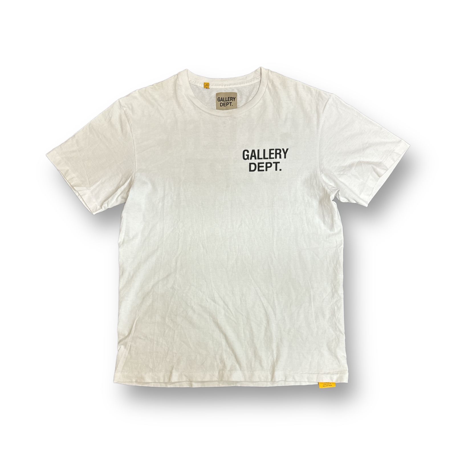 GALLERY DEPT S/S Logo Print T-Shirt ロゴプリントTシャツ カットソー ギャラリーデプト ホワイト M  58438A6 - メルカリ