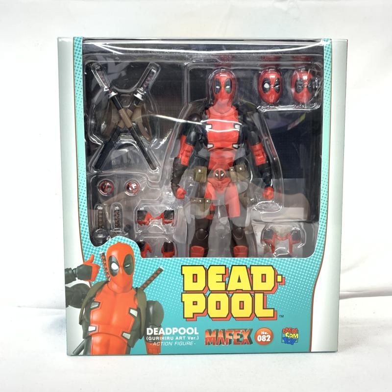 中古】未開)MAFEX デッドプール(グリヒル アートVer.)[91