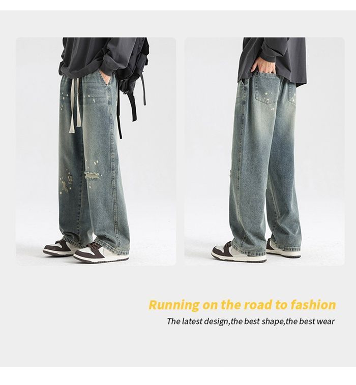 メンズ デニムパンツ ワイドジーンズ アメカジ R01596 beans-webshop_rnb-102w