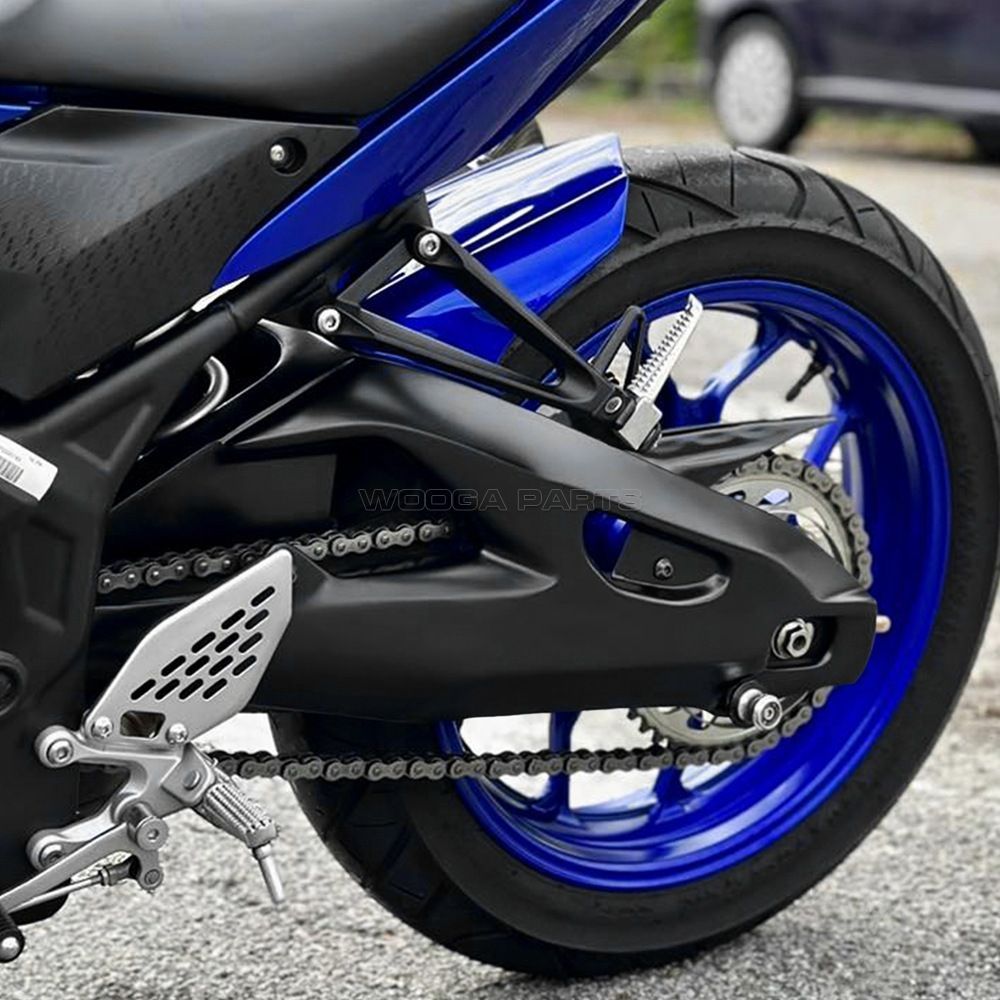 送料無料 ヤマハ YZF R3 | R25 | MT25 | MT03 2014～2025年式 用 ワイドリアスイングアーム フェンダー