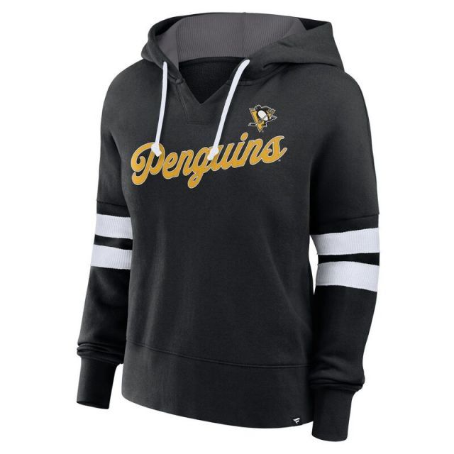 売れ筋商品|||ファナティクス カットソー トップス レディース Women's Black Pittsburgh Steelers Legacy Fleece Pullover Hoodie Black 送料無料】 ファナティクス レディース Tシャツ トップス