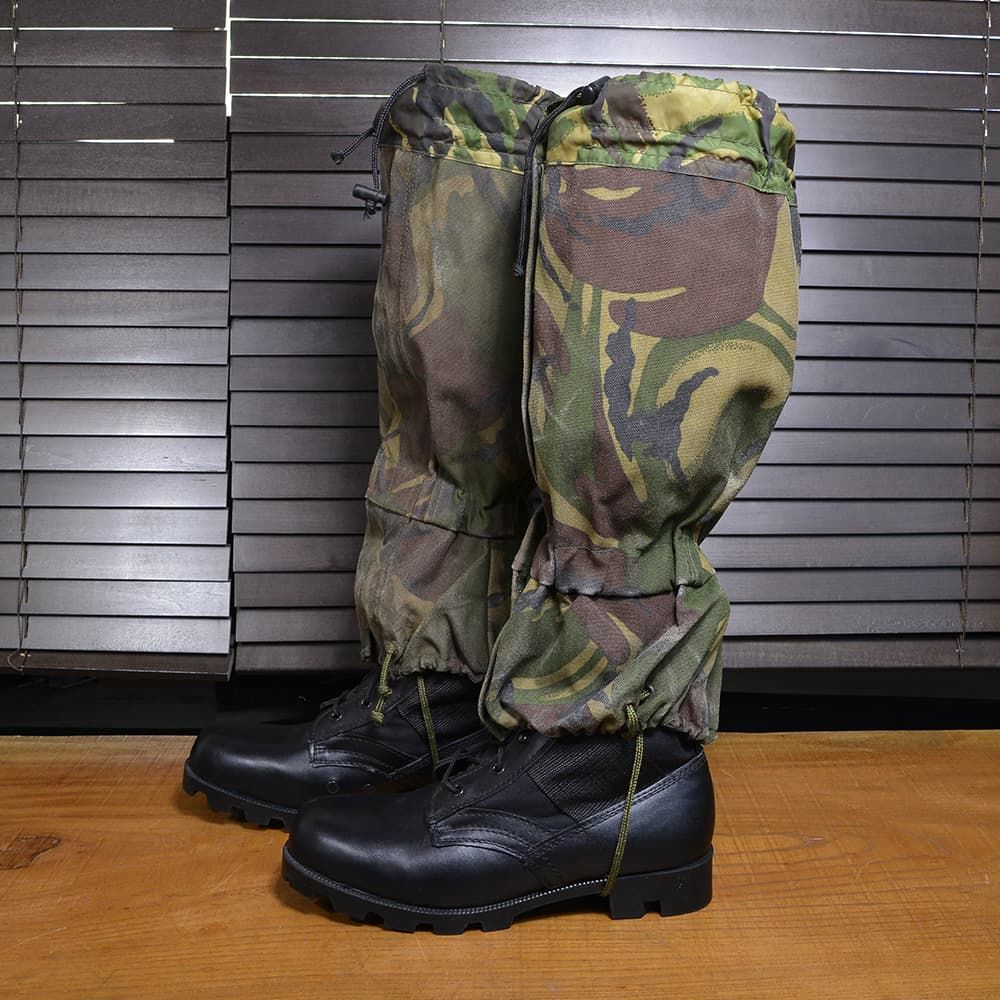 イギリス軍放出品 ゲイター MK2 DPM迷彩 [ 難あり ]