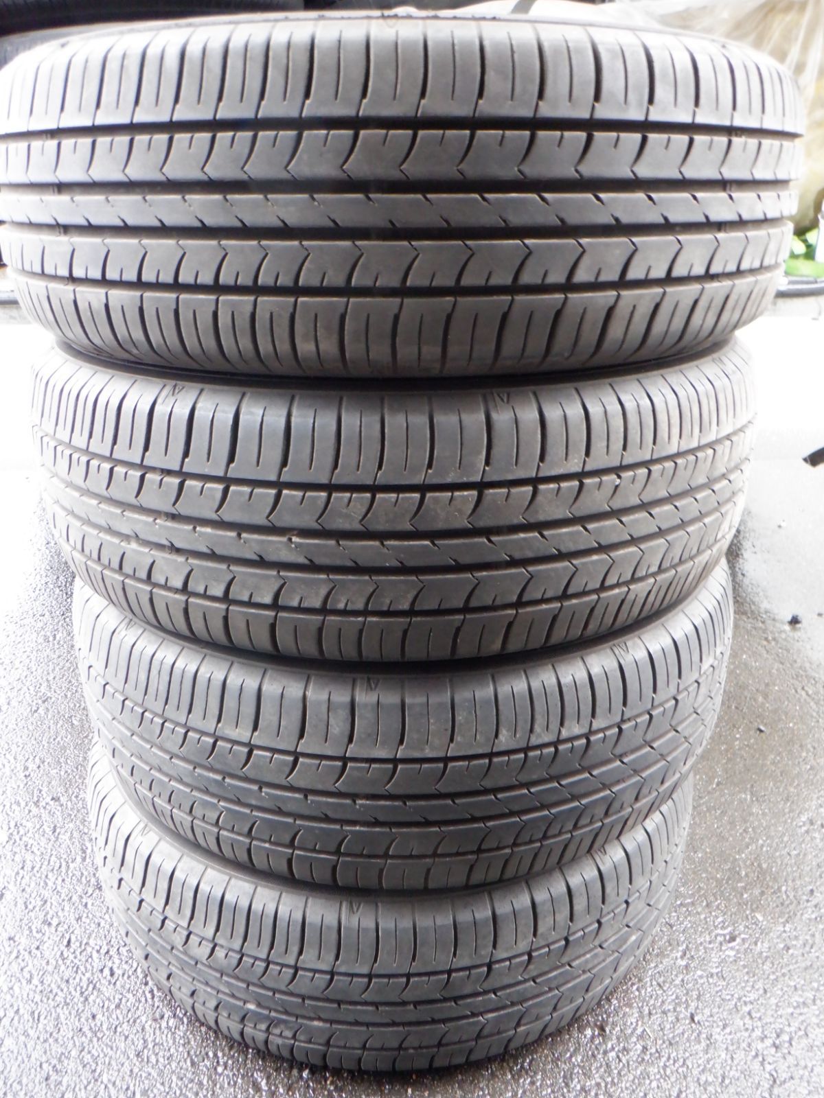 中古バリ山 205/60R16 4本 グッドイヤー エフィシエントグリップEG01 