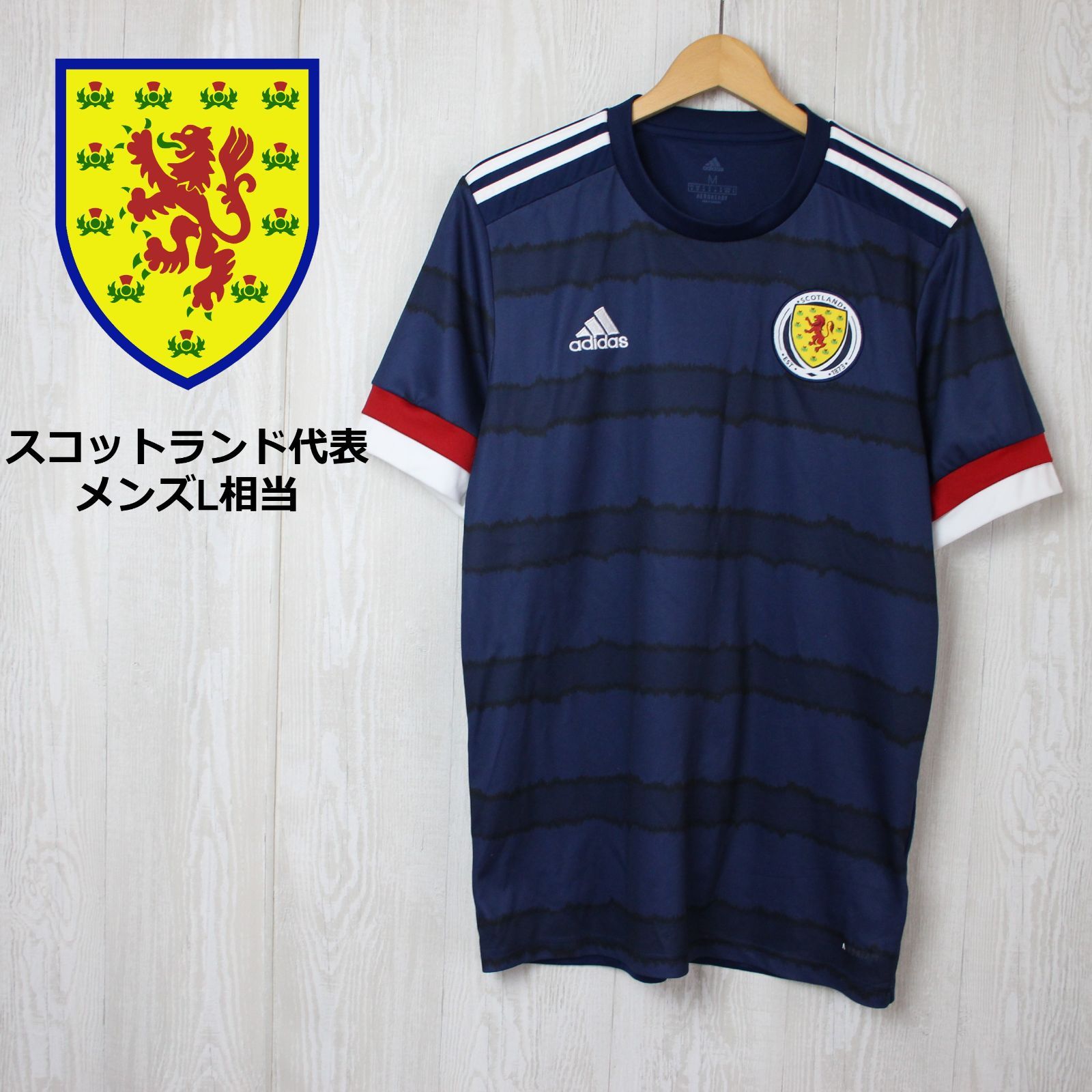 海外輸入】スコットランド代表 サッカーユニフォーム L相当 2020