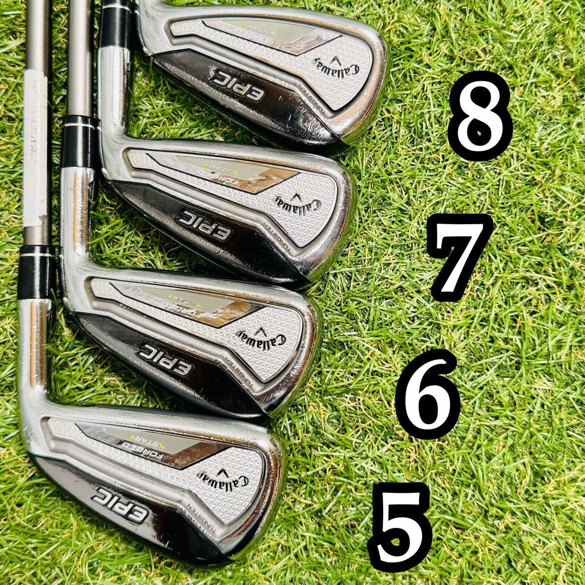 豪華9本】キャロウェイ エピックフォージドスター メンズアイアン