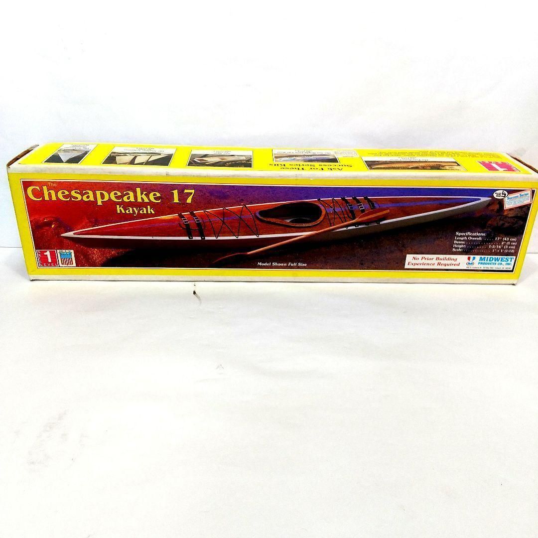 カヤック 模型キット 木製 USA製 CHESAPEAKE 17 KAYAC 新品未使用品】カヤック 模型キット 木製 USA製 CHESAPEAKE 17