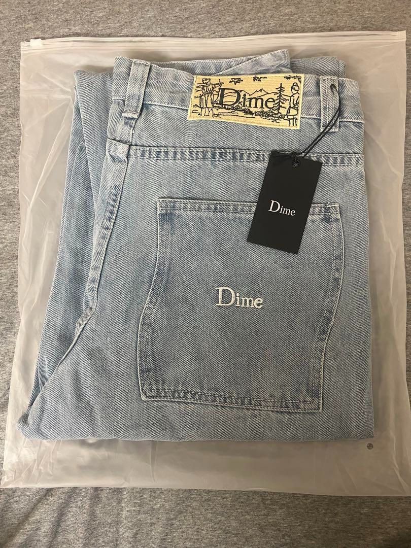 新品 Dime ダイム バギージーンズ デニム パンツ WASHED BLUE