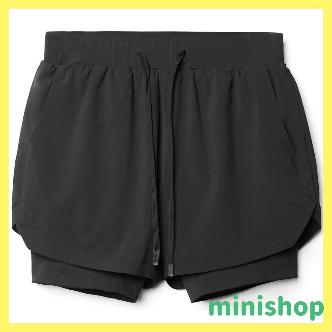 【新着商品】[アスペルシオ] タイトフィット ショートパンツ ポケット付き 短め フィットネスパンツ メンズ