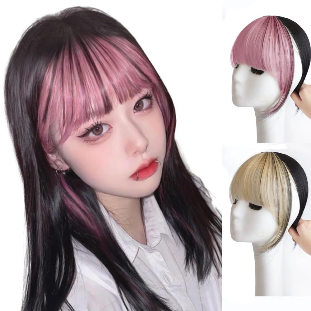 ウィッグ・エクステ ynyzyk_mn Amazon.co.jp: knnzkポイントウィッグ ポニーテール 黒茶 カール