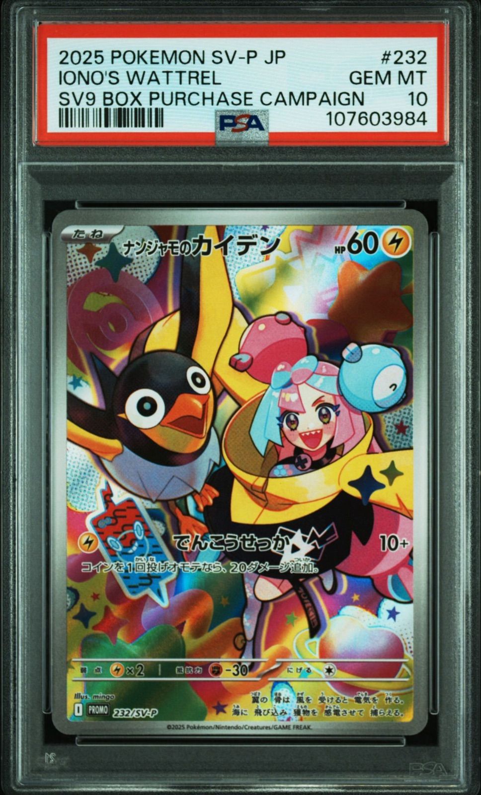 ナンジャモのカイデン プロモ 2連番【PSA10】ワンオーナー品/ 新