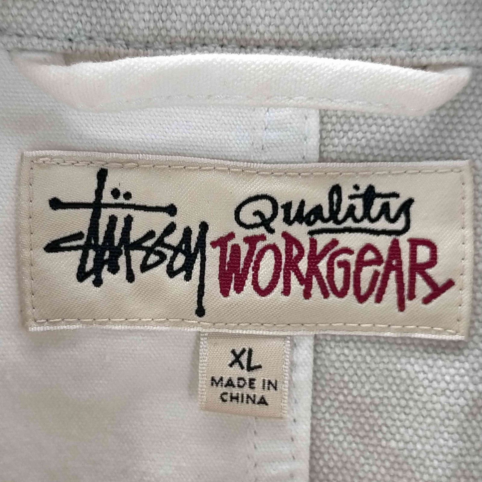 ステューシー Stussy QUALITY WORKGEAR パッチワーク カバーオール 