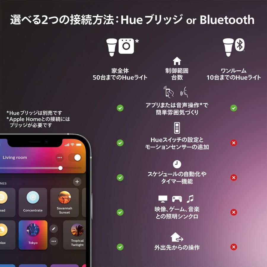フィリップスヒュー LEDライト