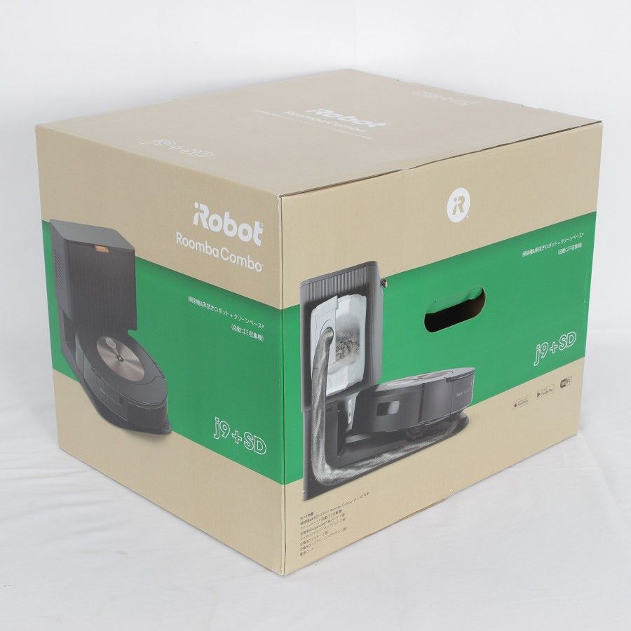 iRobot ルンバ コンボ j9+SD 自動ゴミ収集水拭き対応 ロボット掃除機 掃除