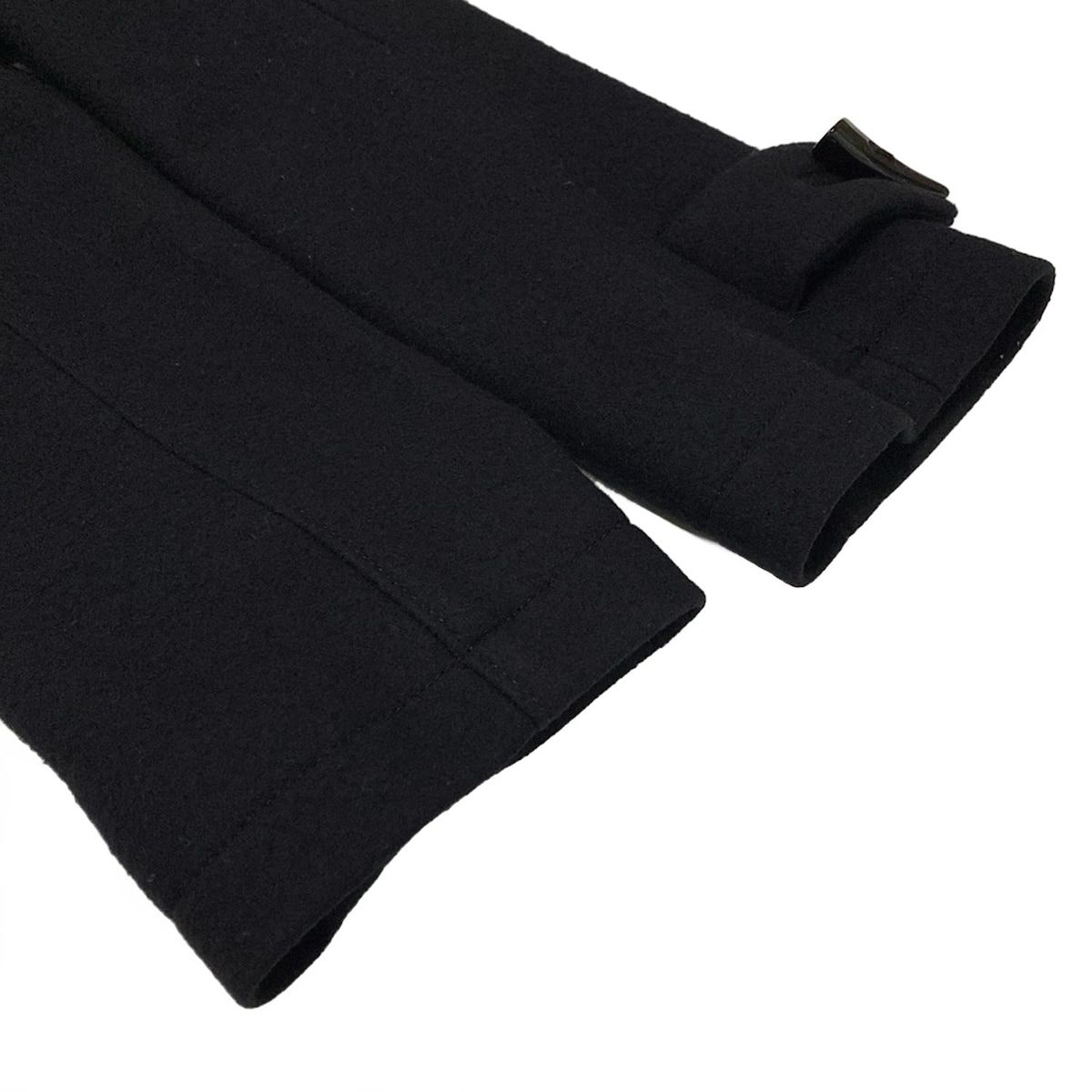 VALENZA バレンザ ダッフルコート サイズ40 M レディース - 黒×シルバー×クリア 長袖 ラインストーン 刺繍 ジップアップ 秋 冬 SIROKUMA-CORPORATION_COM