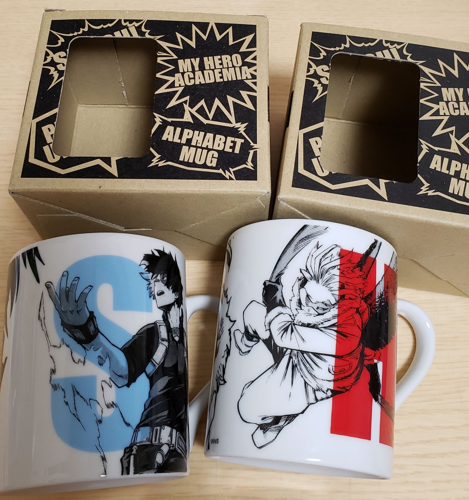 僕のヒーローアカデミア 轟 ホークス アルファベットマグ 2個セット 