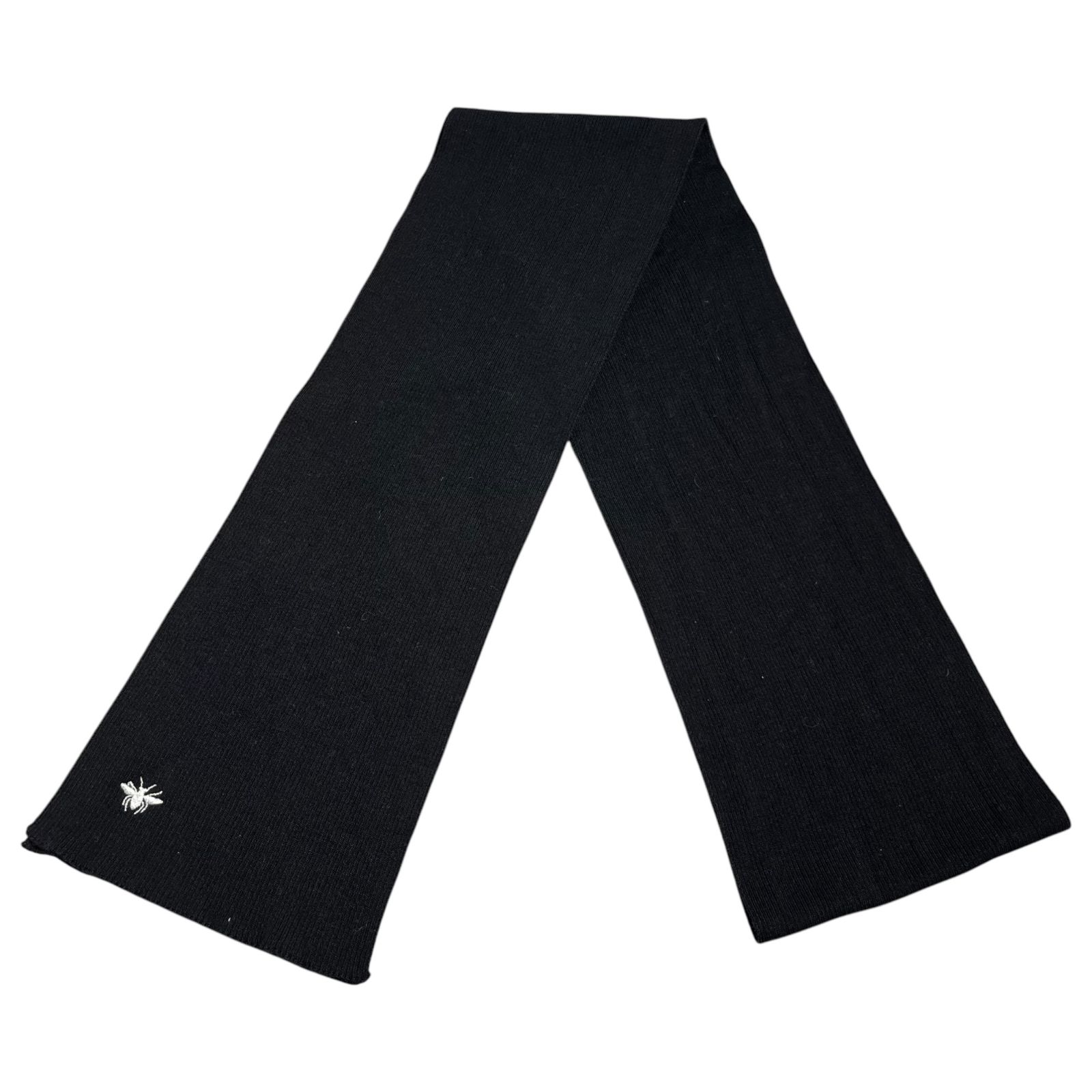 Dior Homme ロングマフラー bee刺繍 Dior HOMME(ディオールオム) Super Long Bee Logo Embroidery