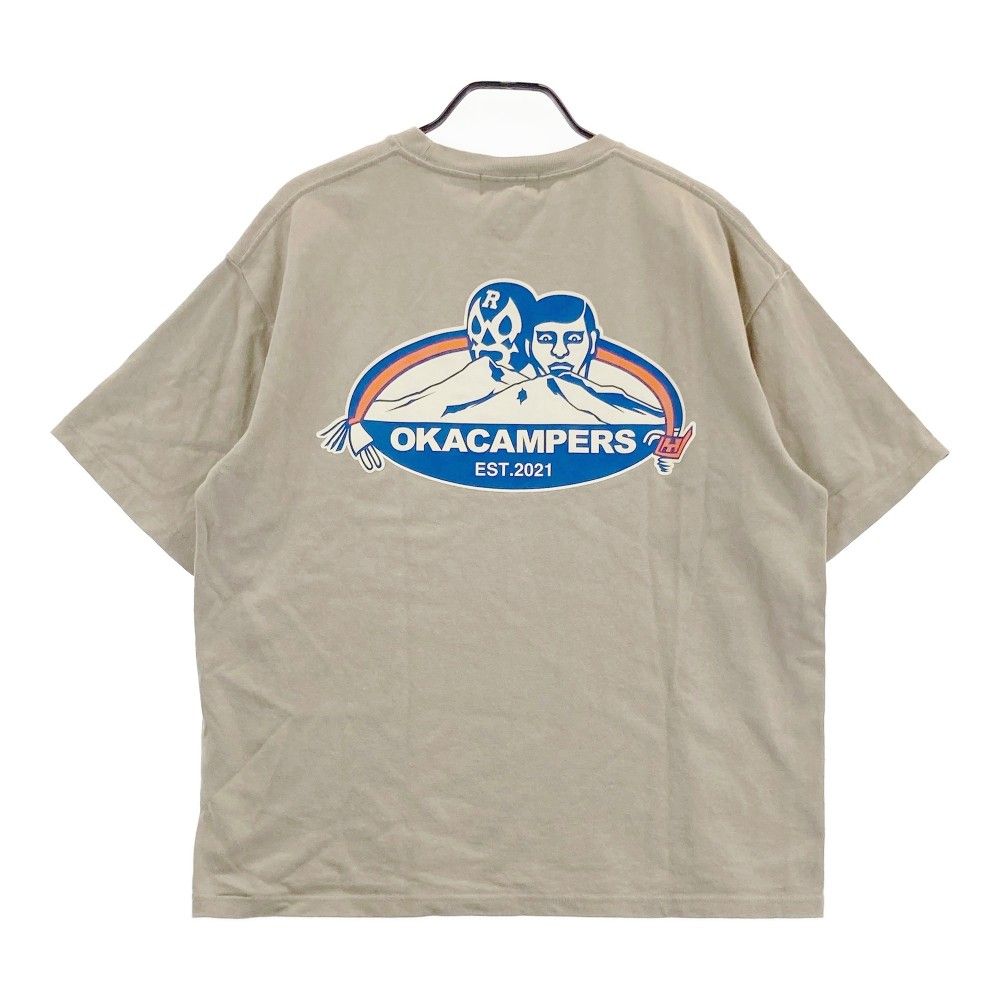 サイズ：L RUSSELUNO ラッセルノ ×PANKDRUNKERS OKACAMPERS 半袖