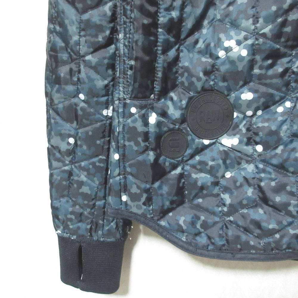 Ｇ-Star Raw【美品】monty lejther jkt   キルティング 美品 G-STAR RAW ジースターロウ ドットカモ キルティング