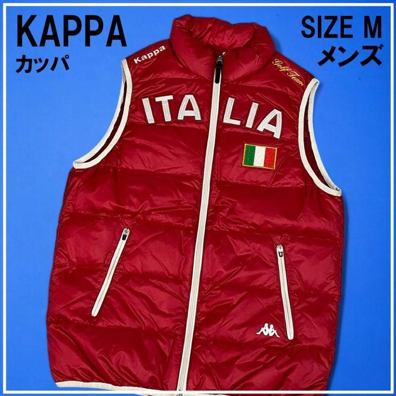 KAPPA GOLF カッパゴルフ ダウンベスト レッド M イタリア