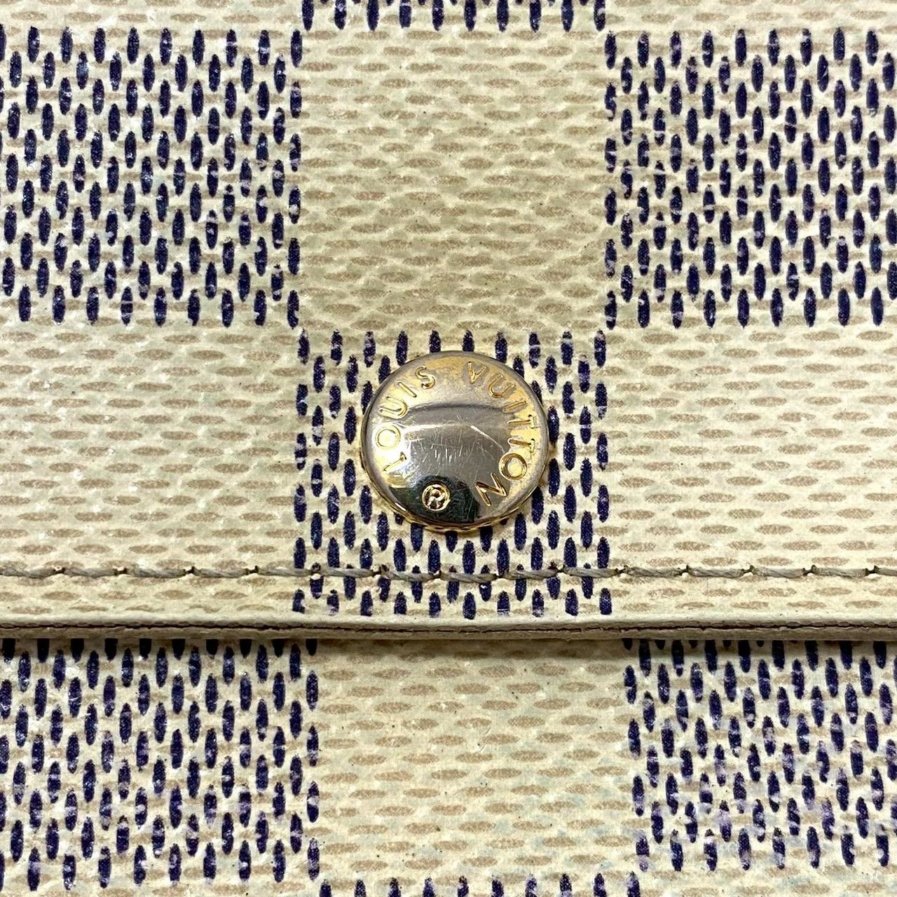 SJ【LOUIS VUITTON】ポルトフォイユ サラ ダミエ アズール 長