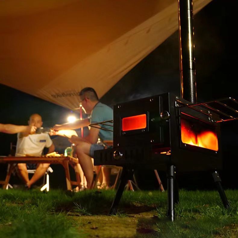 知識 薪ストーブ ウッドストーブ １台多役 暖房ストーブ コンパクト アウトドア コンロ テント用 ストーブ キャンプ 防災 調理 焚火台 薪暖炉 折り畳 屋外調理 煙突付 2025秋の新作入荷。