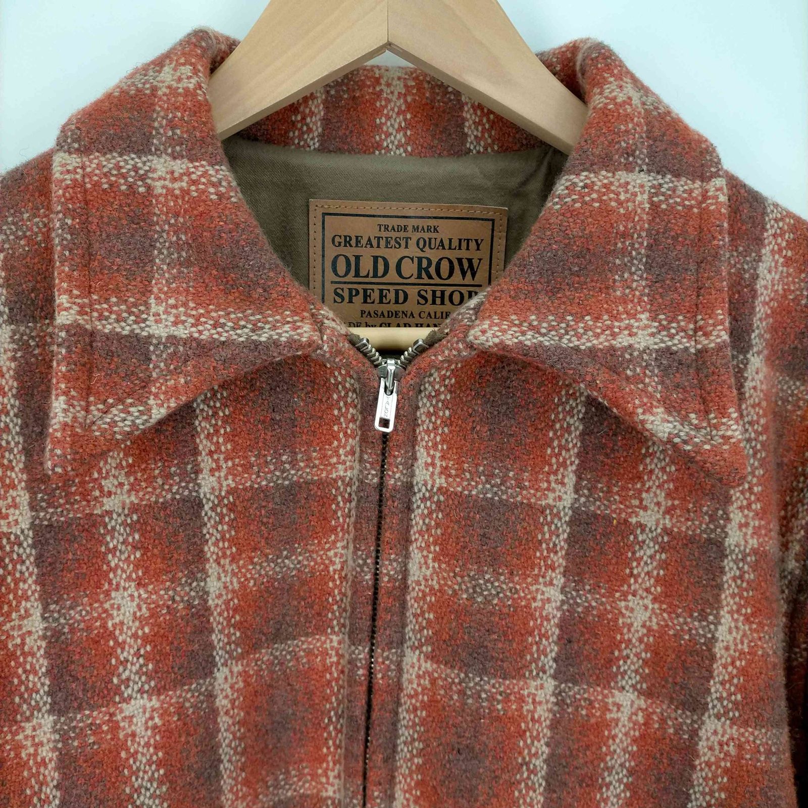 オールドクロウ OLD CROW SPORTS CHECK JACKET GLADHAND グラッド