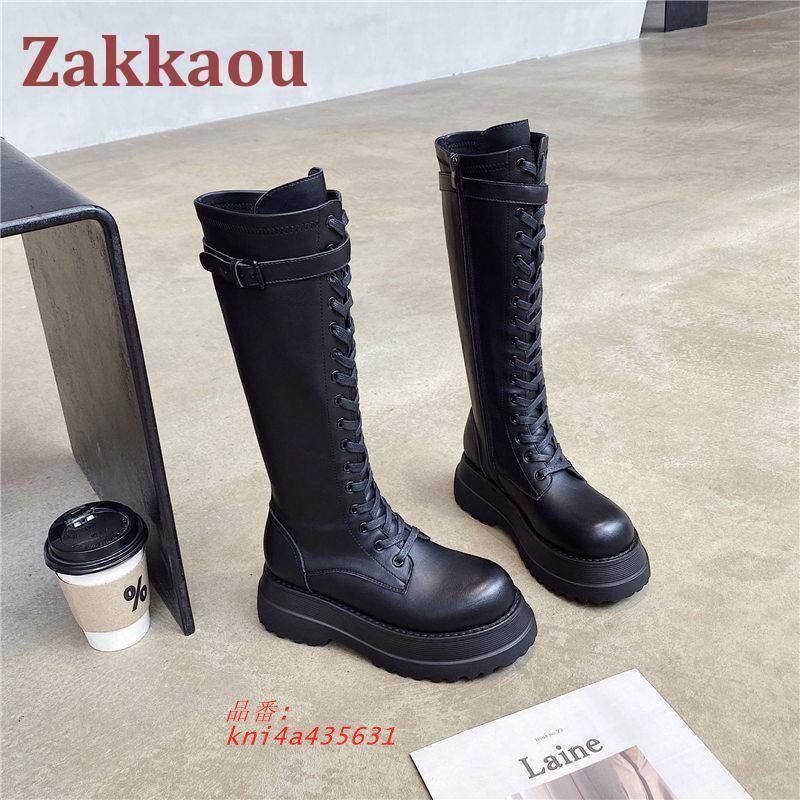 ニーハイブーツ レディース ジョッキーブーツ 秋 冬 ロングブーツ 美脚 厚底 痛くない 疲れない 履きやすい 歩きやすい 疲れにくい 通学 通勤 kni4a435631