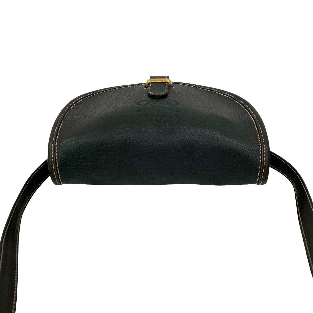 極 美品 LOEWE ロエベ ヴィンテージ アナグラム ロゴ レザー 本
