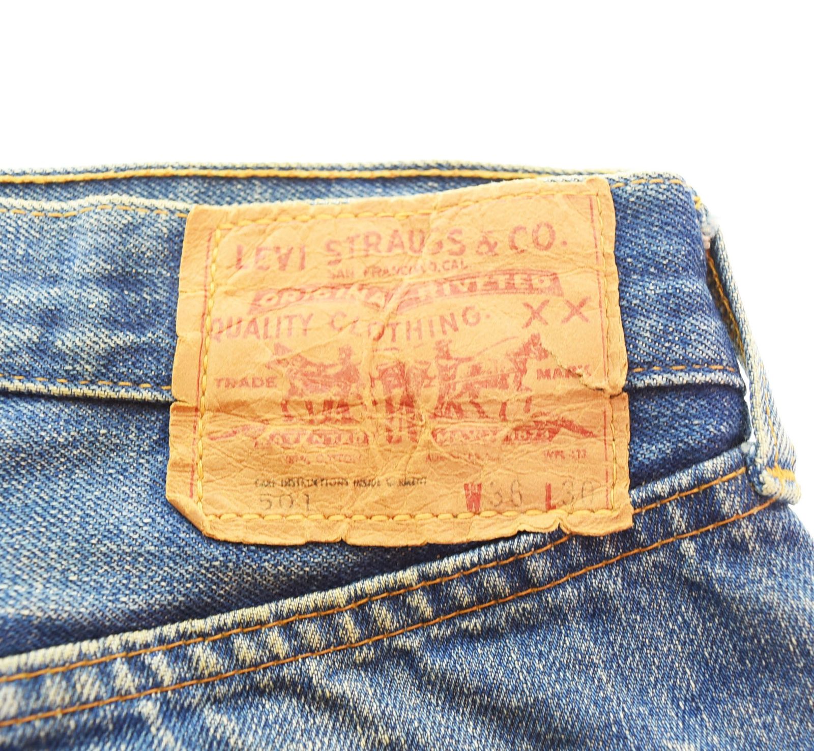 リーバイス Levi's 70's 501 66 Single 66前期 74年製 ボタン裏