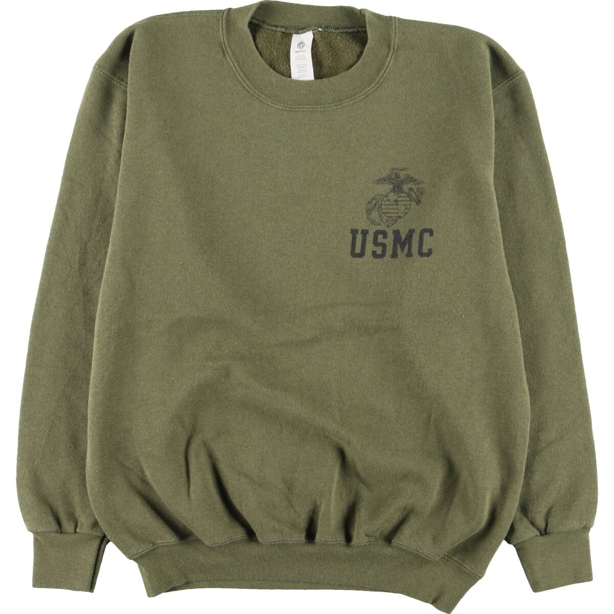 古着 repel tech USMC プリントスウェットシャツ トレーナー USA製 メンズM/eaa370498