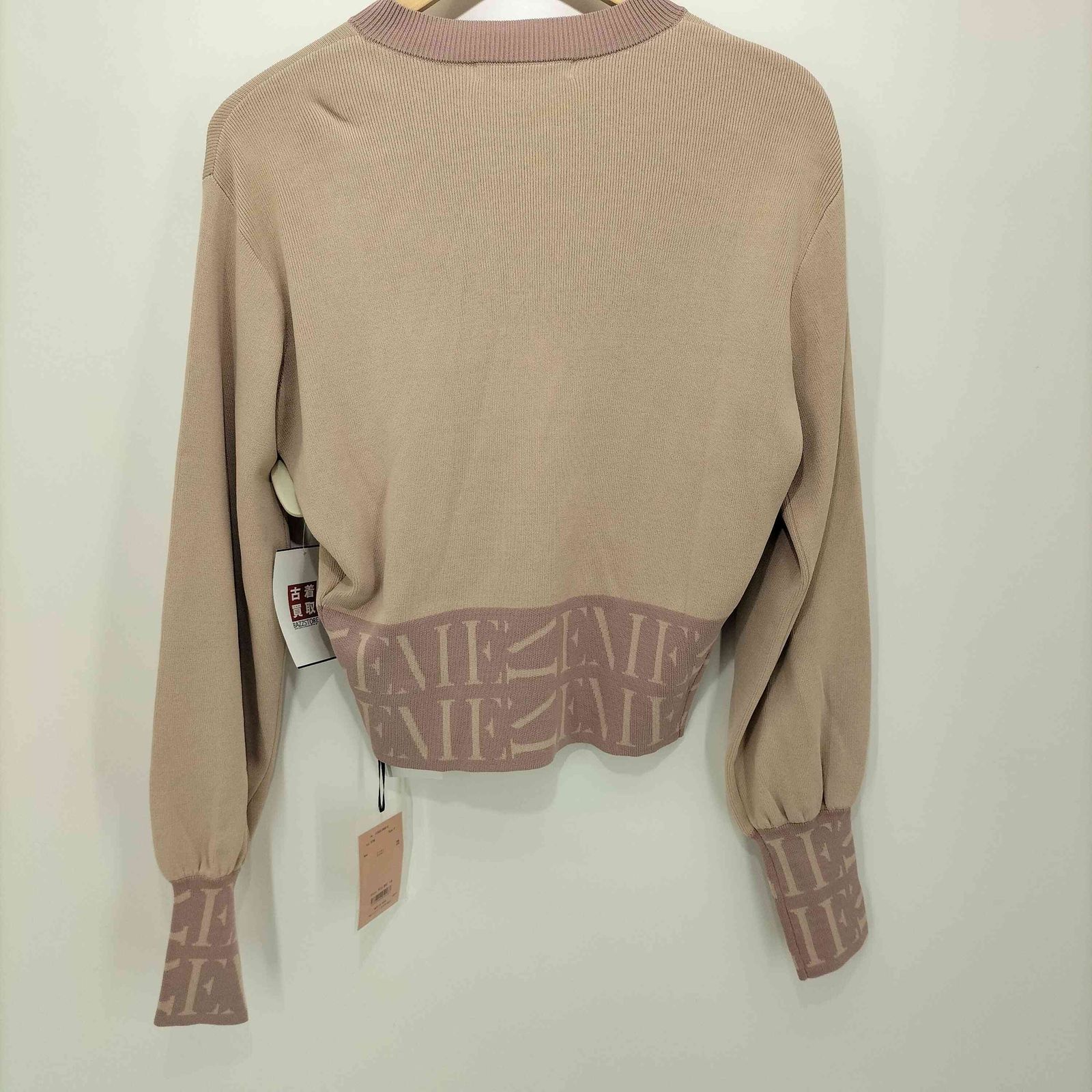 eimy istoire - 新品 eimy istoire EM pearlモノグラムニットカーディガン エイミーイストワール eimy istoire EM pearlモノグラムニット