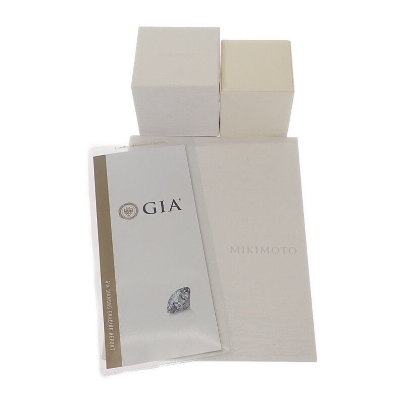 【MIKIMOTO】ラウンドブリリアンカット 10号 リング Pt950プラチナ MIKIMOTO】ラウンドブリリアンカット 10号 リング Pt950プラチナ