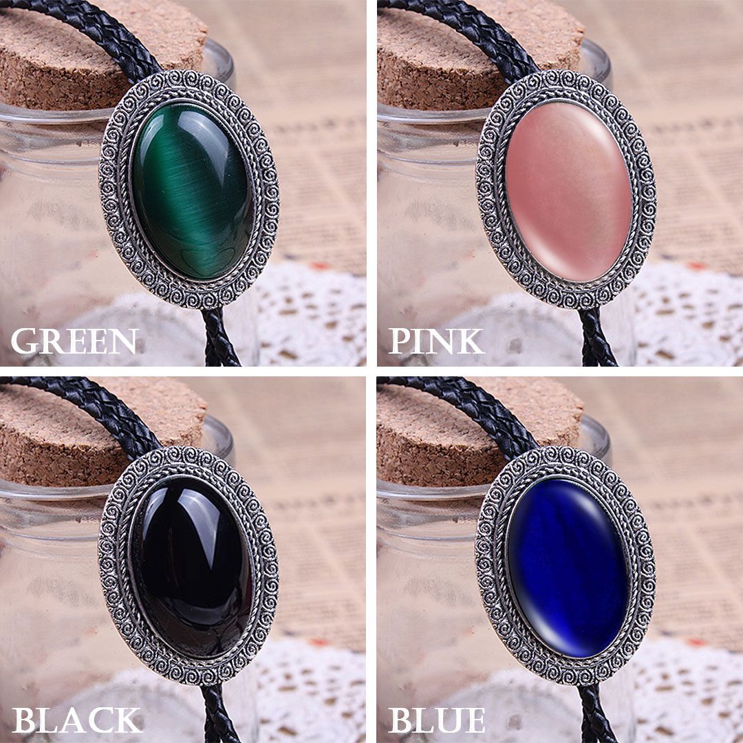 普通郵便発送】 ネクタイ ループタイ 全4色 ペンダント ジュエリー