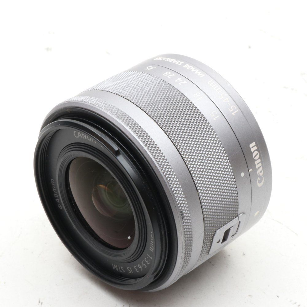 Canon 標準ズームレンズ EF-M15-45mm F3.5-6.3IS STM(シルバー