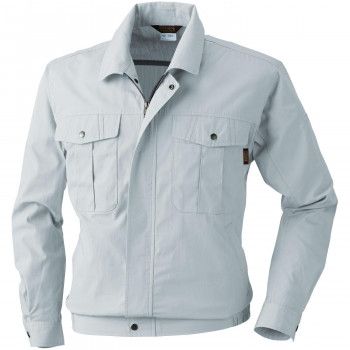 桑和 533 長袖ブルゾン Lサイズ シルバーグレー(22)