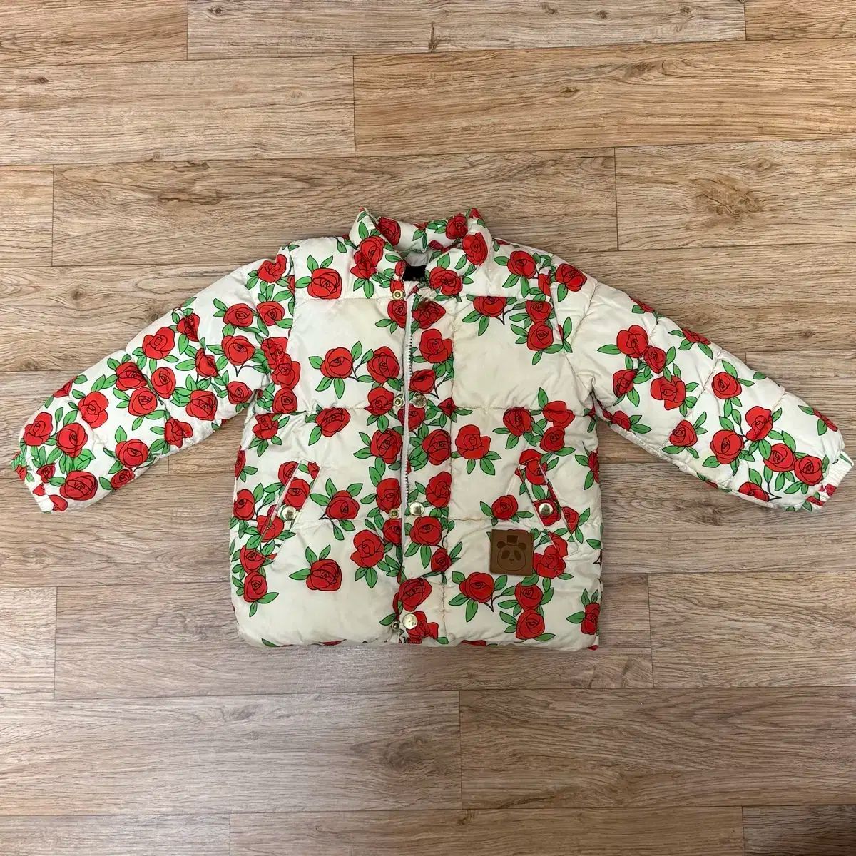 Mini Rodini(ミニロディーニ) アイボリー ローズパディング ( 92 98 )