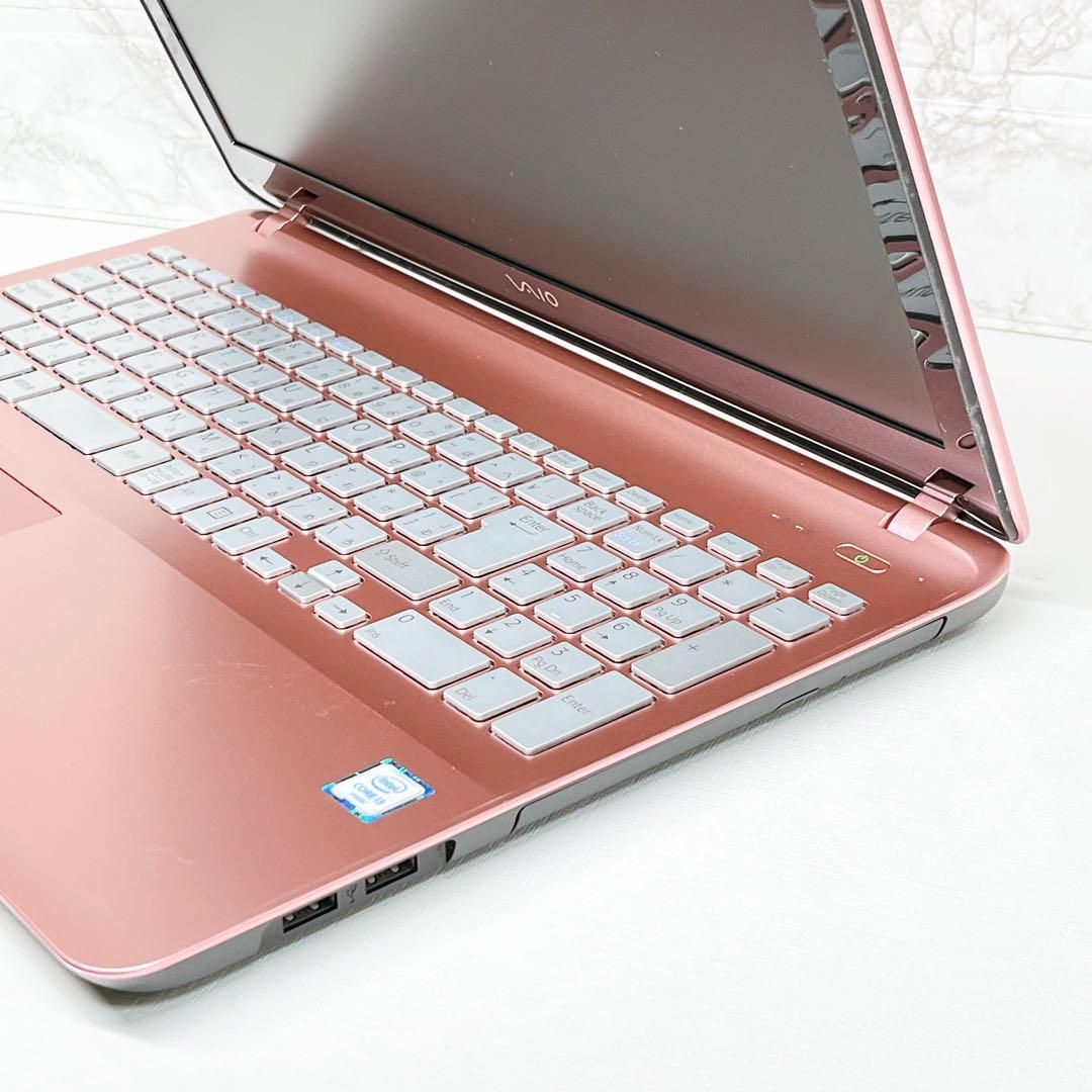 人気のピンクVAIO！初心者向け Windows11 薄型ノートパソコン 145