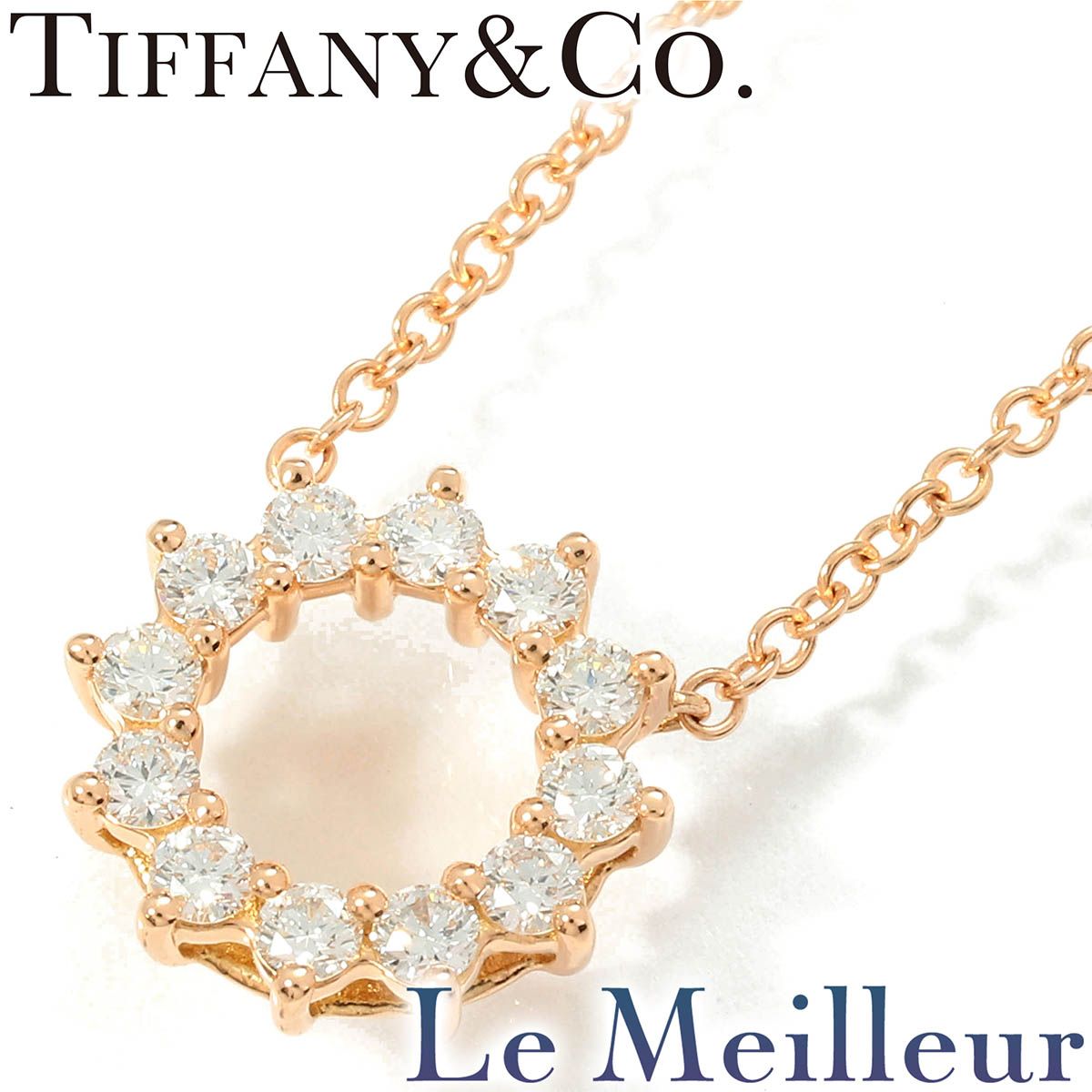 ティファニー TIFFANY&Co. オープン サークル ネックレス ダイヤモンド 
