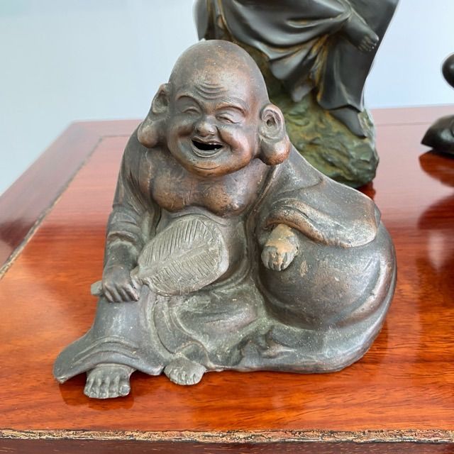 配送不可、現地引取のみ、リユース品】仏像（陶器 木彫り 金属）各種