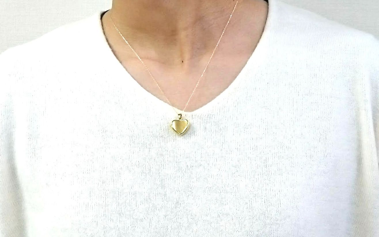 18金イタリア製デザインリバーシブルペンダントトップ