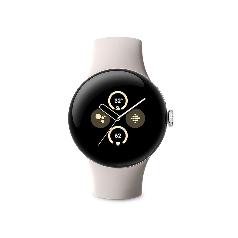 Google グーグル Pixel Watch 2 Polished Silver アルミケース/Porcelain アクティブ バンド(Wifi) GA05031-GB